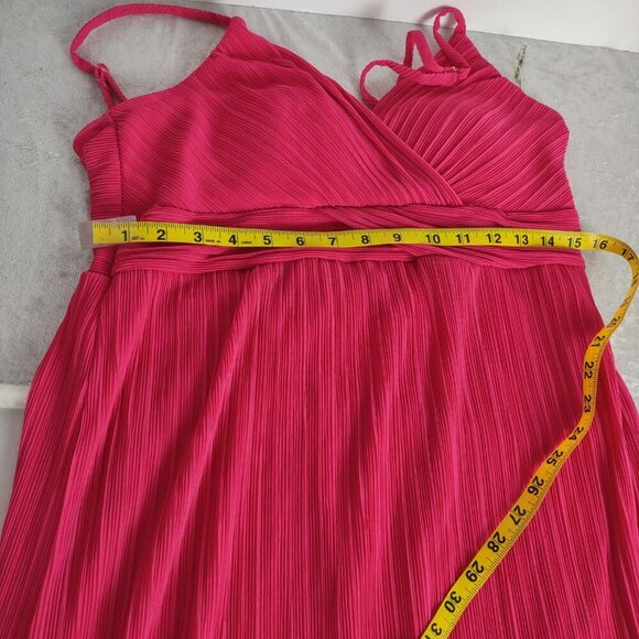New Directions Womens Pink Azalea Formal Maxi Spaghetti Strap Dress Size M (NWT) - Picture 8 of 15
